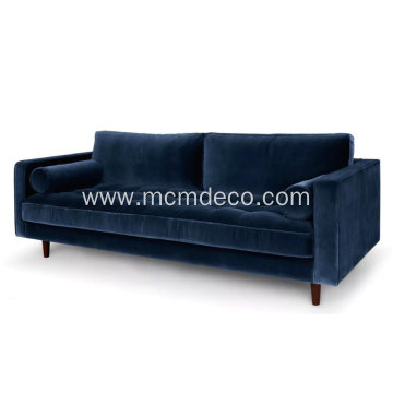 Sven Cascadia Luca Velvet Sofa Reproduction